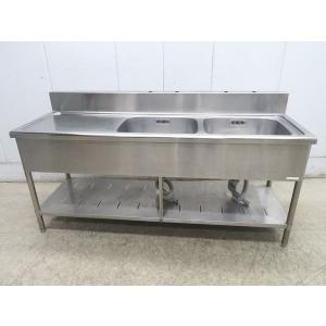 ☆中古品 厨房用品 1槽シンク サイズ：700×750×800㎜☆