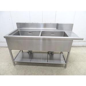 送料無料 新品 タニコー 一槽シンク （バックガードあり） W600*D600