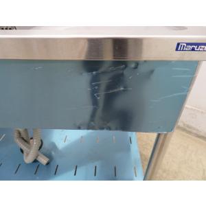 H1216◆マルゼン◆ステンレス製水切台付2槽...の詳細画像2