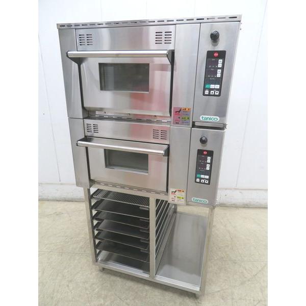 J398◆タニコー◆電気式デッキオーブン(2段) TVO1R-NN 3相200V 830×950×1...