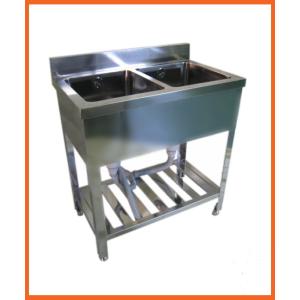 オリジナルブランド BOTTA(ボッタ) 2槽シンク 750*450*800