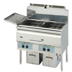 送料無料 新品 コメットカトウ フライヤーガス式W450*D600*H800 CF3
