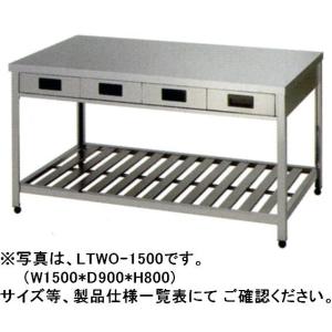 送料無料 新品 東製作所 両面引出し付作業台 900*900*800 LTWO-900｜chubo1ban