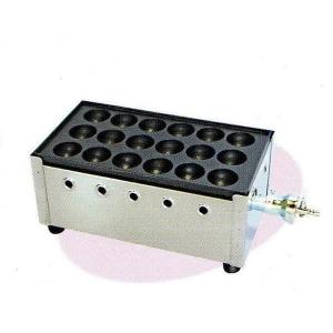 山岡金属工業 ヤマキン ジャンボたこ焼器 大玉 24穴 Y-20B ※ガス種のご