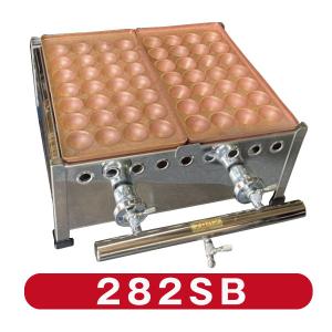 IKK たこ焼き器 18穴×2連 楽天市場】新製品 たこ焼き器 18穴×2連鉄鋳物 フチ高 182SH(代引