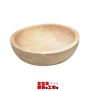 そば打ち道具  コネ鉢 木地仕上げ 51cm メーカー直送/代引不可（9-0399-0604）｜chubokoumu