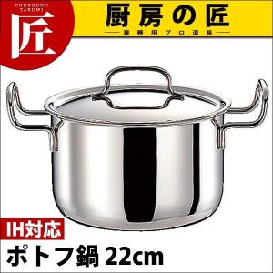 GEO ジオ・プロダクト ポトフ鍋 22cm (5.0Ｌ) GEO-22PF（IH対応）（15年保証付）（takumi）｜chubonotakumi