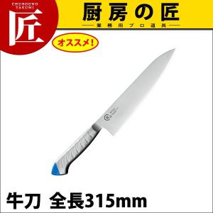 包丁 龍治 ステンカラー 牛刀 180mm 青 RYS-13BL【N】（takumi）｜chubonotakumi