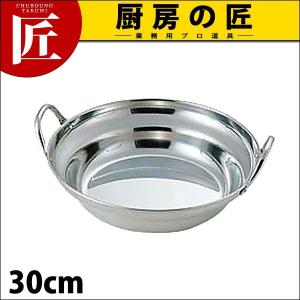 桃印 18-0ステンレス よせ鍋 30cm (N)（takumi）｜chubonotakumi