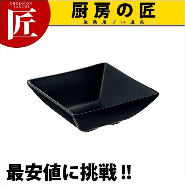 スクウェア小鉢 黒 12cm KD-303-BK (N)（takumi）