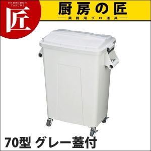 トンボ厨房ダストペール70型 グレー蓋付 (N)（takumi）｜chubonotakumi