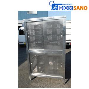 ステンレス キャビネット 戸棚 食器棚 厨房 業務用 中古 sano5814 : 厨