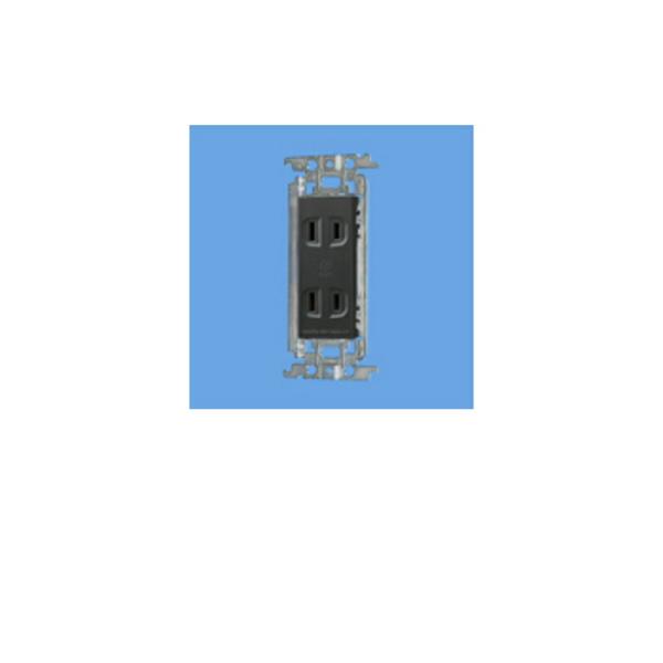 パナソニック コスモシリーズワイド21★ＷＴＦ１５０２ＨＫ（グレー）埋込ダブルコンセント（金属枠付）