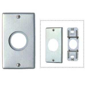 パナソニック 給湯器用リモコン引込みステンレスプレート（Φ３２専用取付枠付）ＷＮ９６９９Ｋ