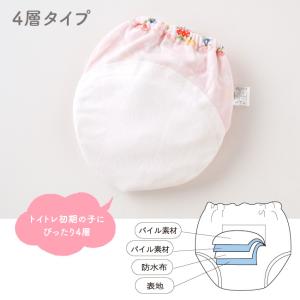 トレーニングパンツ 4層 3枚組 キティちゃん...の詳細画像5