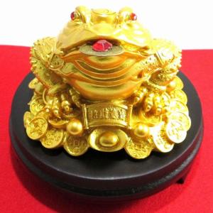 三脚銭蛙の置物 招財銅製元寶三脚蟾蜍 : 中国貿易公司ctcオンライン