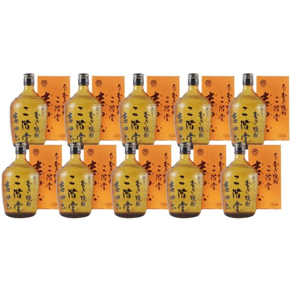 二階堂酒造 麦焼酎 吉四六 瓶（ビン） 720ml×10本入りケース