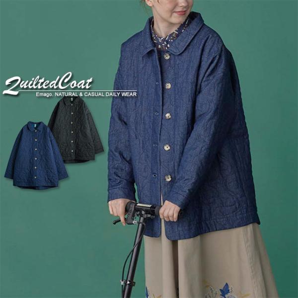 20％OFF/コート ジャケット アウター レディース 8ozデニム 体型カバー ゆったり 大人カジ...