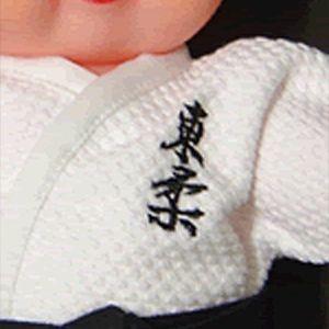 キューピー人形　胸刺繍/金・銀