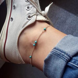 アンクレット シルバー ゴールド アクセサリー...の詳細画像3