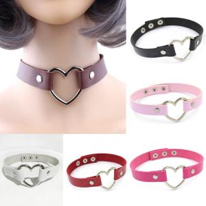 チョーカー ネックレス アクセサリー ハートリング オープンハート