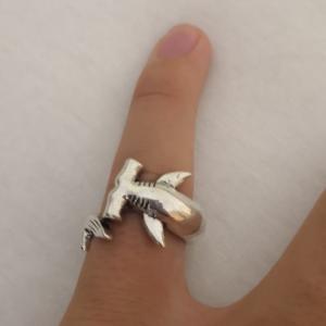 リング 指輪 レディース 鮫 ハンマーヘッド ...の詳細画像2