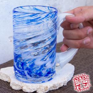 琉球グラス　シェルクリア　ビアマグ　8色