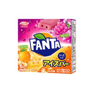 丸永製菓 ファンタグレープ＆オレンジアイスバー6本入  8個