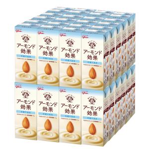 グリコ（glico） 江崎グリコ アーモンド効果 砂糖不使用 200ml 24本×2