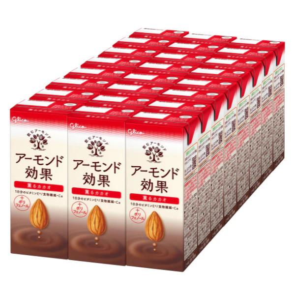 江崎グリコ アーモンド効果 薫るカカオ 200ml 24本