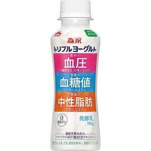 森永乳業 トリプルヨーグルト ドリンクタイプ 100g 12本