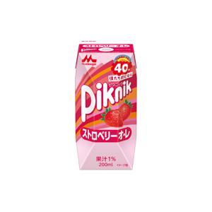 Piknik 森永乳業 ピクニック いちごオ・レ 200ml 24本 : 健康屋Yahoo