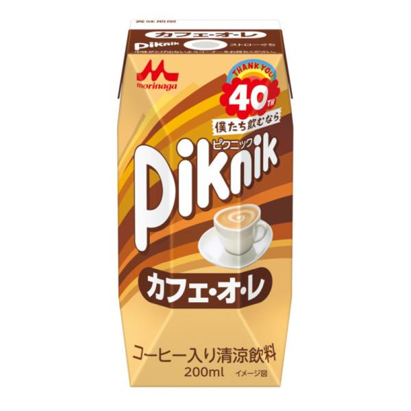 森永乳業 ピクニック カフェ・オ・レ 200ml 24本