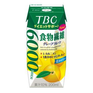 あすつく 森永乳業 TBC 食物繊維 グレープフルーツ 200ml 24本