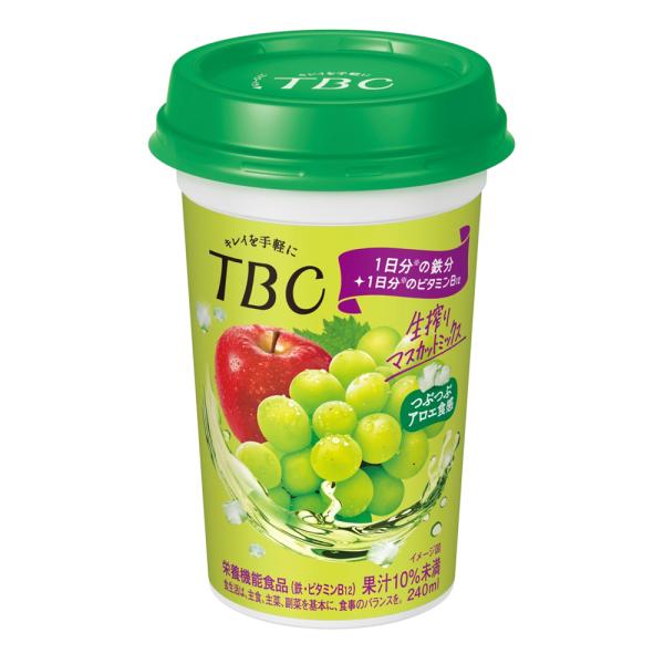 森永乳業 ＴＢＣ 生搾りマスカットミックス 240ml 10本