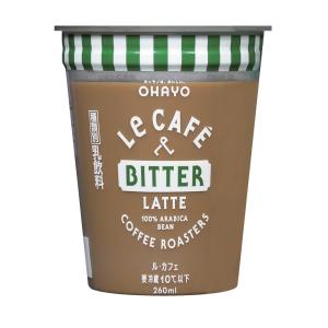 オハヨー乳業 Le CAFE BITTER LATTE  260ml  6本