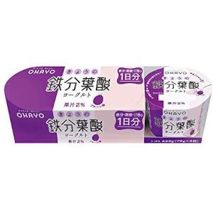 オハヨー乳業 きょうの鉄分葉酸ヨーグルト  ×8パック
