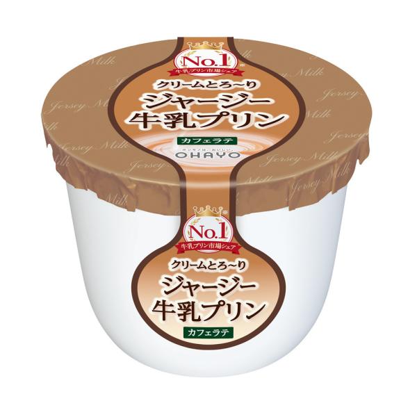 オハヨー乳業 ジャージー牛乳プリン カフェラテ 115g 8個