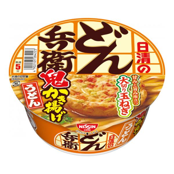 日清食品 日清のどん兵衛 鬼かき揚げうどん 96g 12個