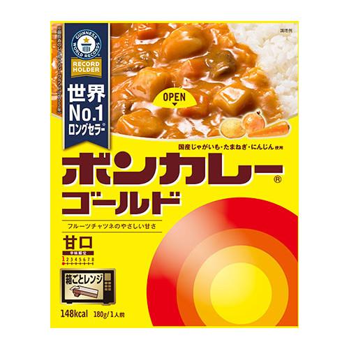 大塚食品 ボンカレーゴールド 甘口 180g 10箱