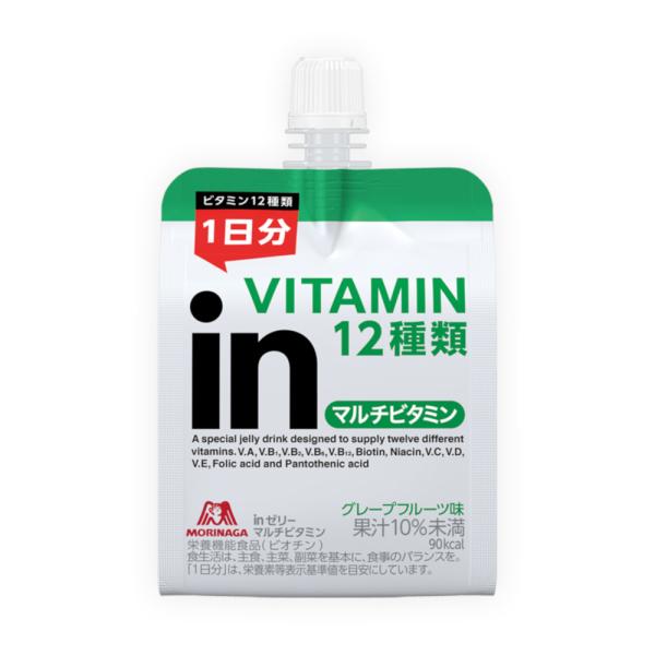 森永製菓 ｉｎゼリー  マルチビタミン 180g 6袋
