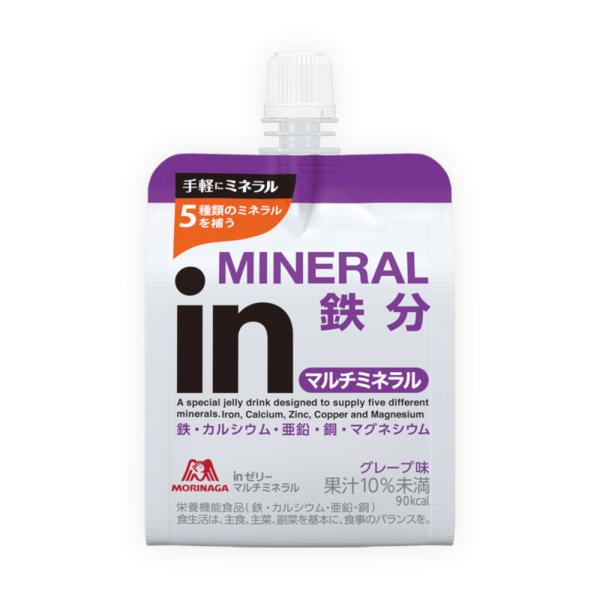 森永製菓 ｉｎゼリー  マルチミネラル 180g 6袋