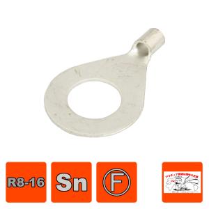 R8-16 富士端子工業 銅線用裸圧着端子丸型(R型)