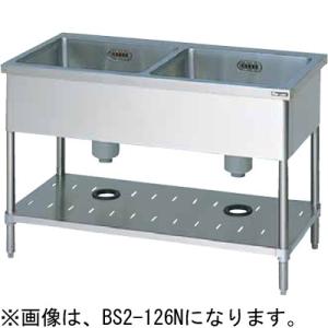 マルゼン（MARUZEN） BS2-094N 二槽シンク BG無 : 厨房機器販売