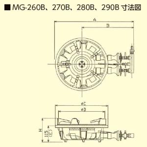 MG-260B マルゼン ファイヤースクリーン...の詳細画像1