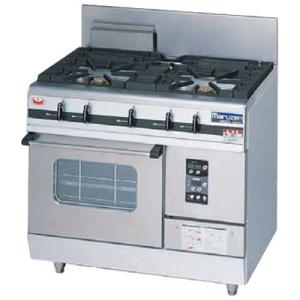 マルゼン（MARUZEN） MGRD-096D 業務用 ガスレンジ デラックスタイプ 3