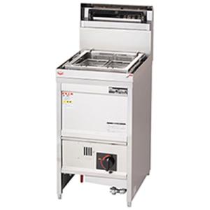 【maruzen】マルゼン ゆで麺機 丸型 7テボ MR-15M  LPガス用 厨房 厨房機器 店舗 店舗用品 飲食店 現状渡し ゆで釜 ステンレス Y1243 マルゼン（MARUZEN） MR-15M ラーメン釜 ゆで麺機 後方排気式 : 厨房