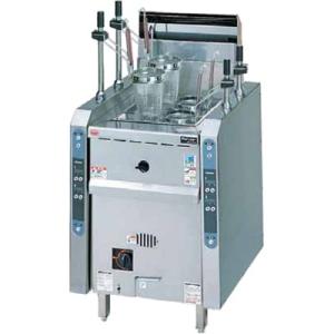 【maruzen】マルゼン ゆで麺機 丸型 7テボ MR-15M  LPガス用 厨房 厨房機器 店舗 店舗用品 飲食店 現状渡し ゆで釜 ステンレス Y1243 マルゼン（MARUZEN） MR-15M ラーメン釜 ゆで麺機 後方排気式 : 厨房