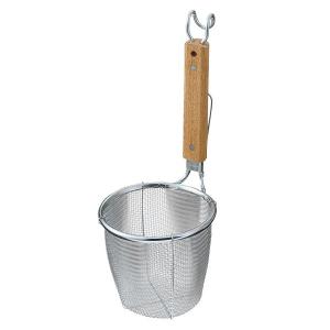 ラーメン専用パワーてぼ　平底　引掛け付