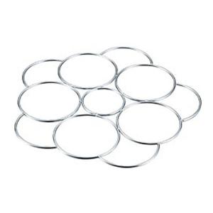 段付鍋用てぼリング　４２ｃｍ用　４穴